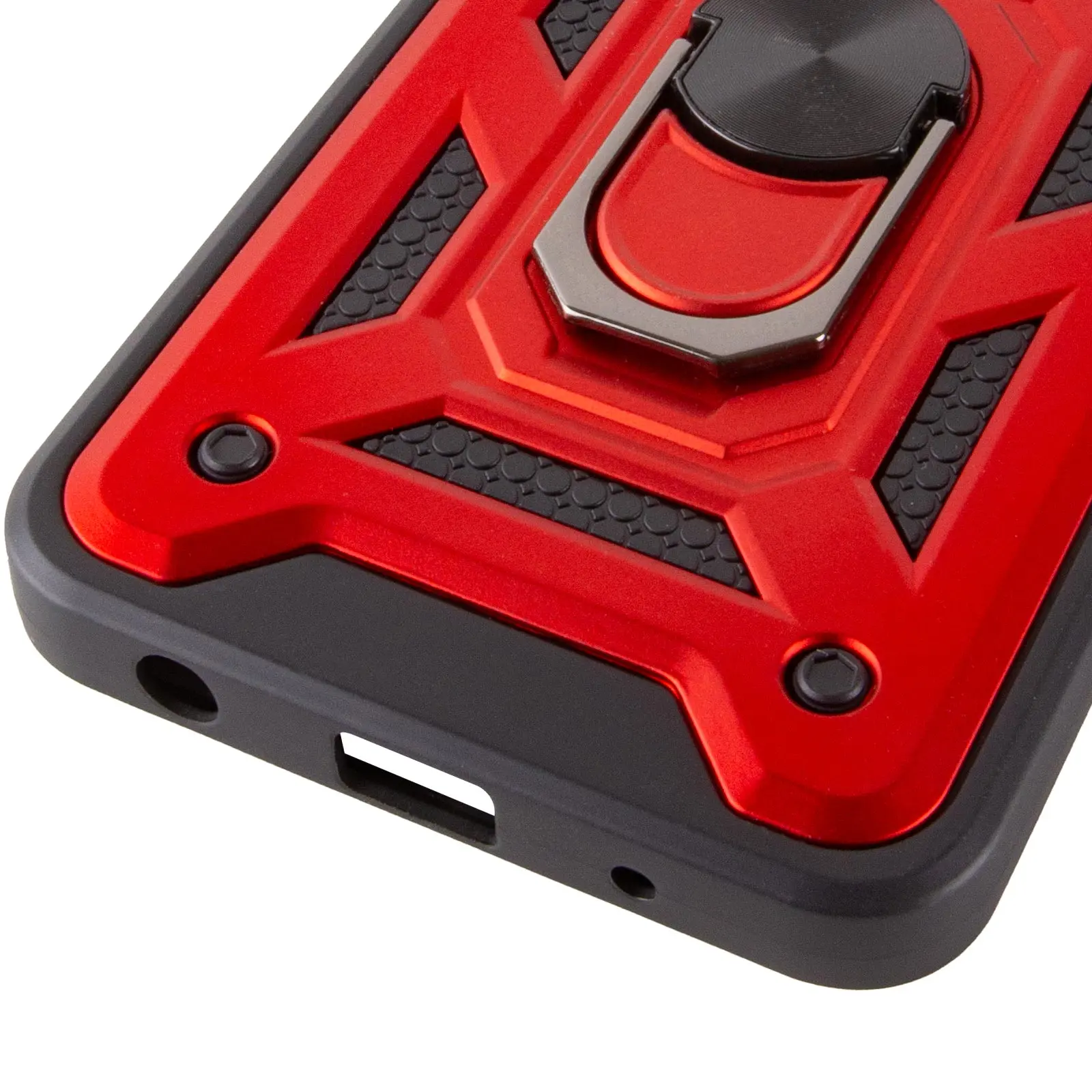 Чехол Ummi Camshield Serge Ring для Xiaomi Redmi A5 / Poco C71, Красный / Red 6, TPU+PC, купить оптом с доставкой