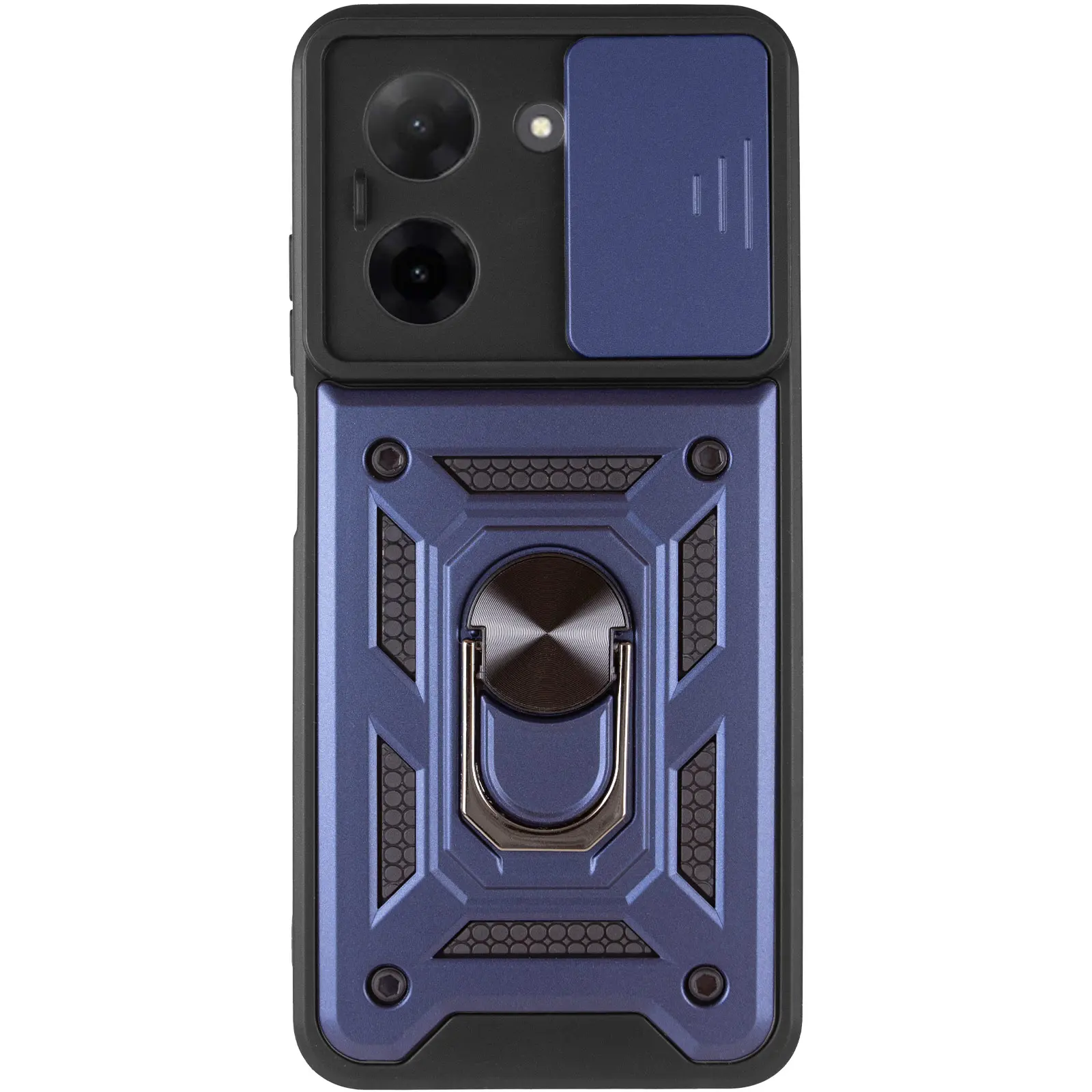 Чехол Ummi Camshield Serge Ring для Xiaomi Redmi A5 / Poco C71, Синий / Navy 1, TPU+PC, купить оптом с доставкой