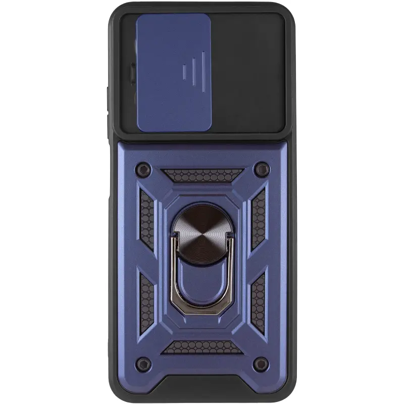 Чехол Ummi Camshield Serge Ring для Xiaomi Redmi A5 / Poco C71, Синий / Navy 2, TPU+PC, купить оптом с доставкой