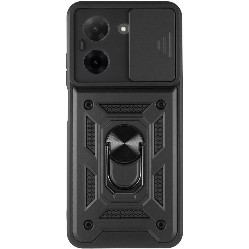 Противоударный чехол Ummi Camshield Serge Ring для Xiaomi Redmi A5 | Бронированый с кольцом-подставкой на картинке №2