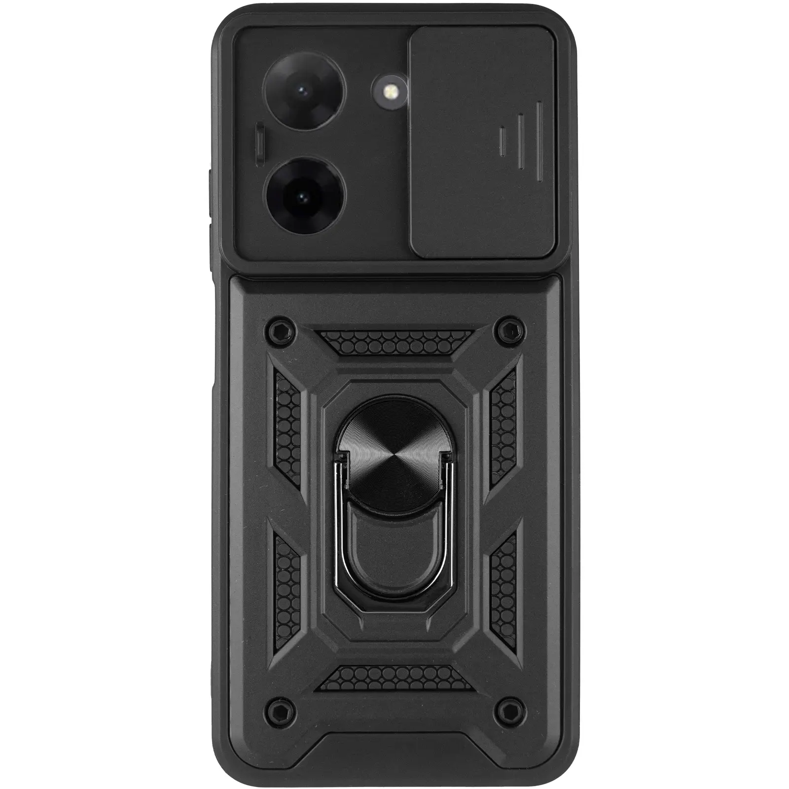 Чехол Ummi Camshield Serge Ring для Xiaomi Redmi A5 / Poco C71, Черный 1, TPU+PC, купить оптом с доставкой