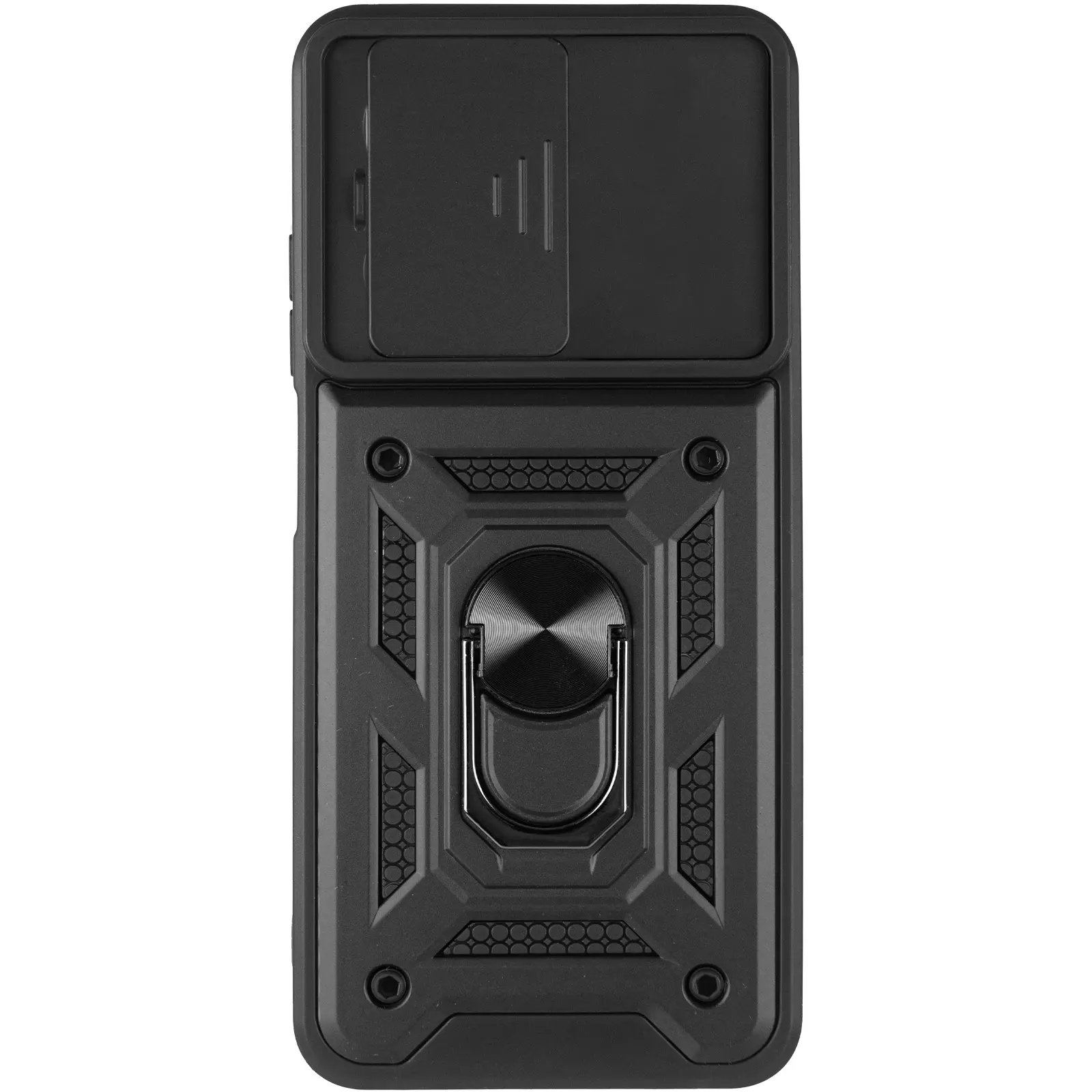 Чехол Ummi Camshield Serge Ring для Xiaomi Redmi A5 / Poco C71, Черный 2, TPU+PC, купить оптом с доставкой