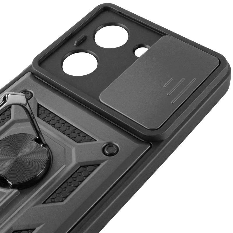 Противоударный чехол Ummi Camshield Serge Ring для Xiaomi Redmi A5 | Бронированый с кольцом-подставкой Фото 5 Противоударный чехол Ummi Camshield Serge Ring для Xiaomi Redmi A5 | Бронированый с кольцом-подставкой на картинке №5