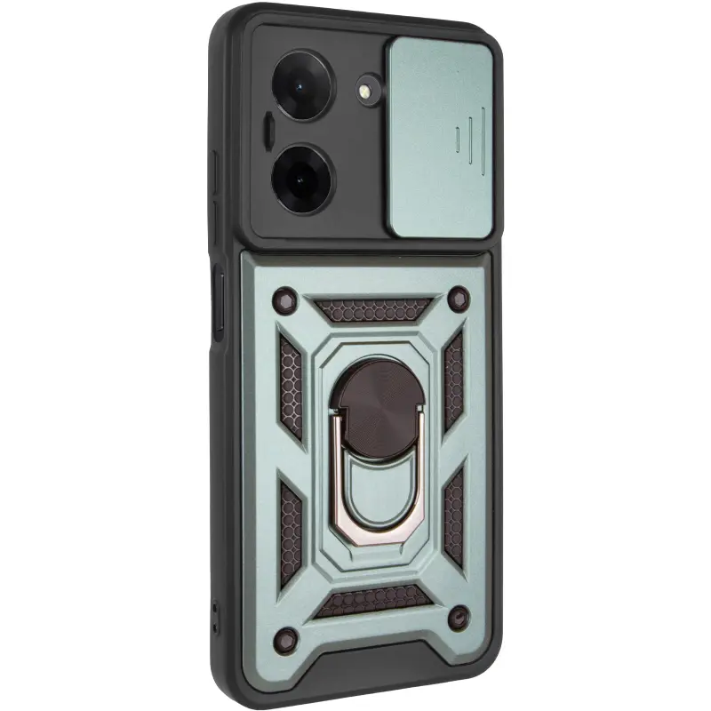 Чехол Ummi Camshield Serge Ring для Xiaomi Redmi A5 (Europe version), Зеленый / Green, TPU+PC, купить оптом с доставкой