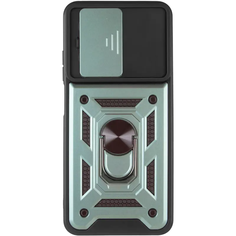 Чехол Ummi Camshield Serge Ring для Xiaomi Redmi A5 (Europe version), Зеленый / Green 2, TPU+PC, купить оптом с доставкой