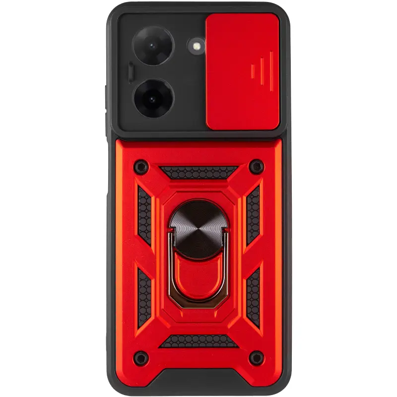 Чехол Ummi Camshield Serge Ring для Xiaomi Redmi A5 (Europe version), Красный / Red 1, TPU+PC, купить оптом с доставкой