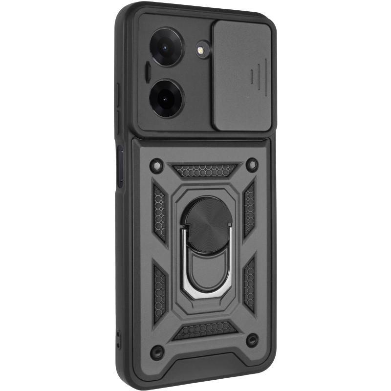 Противоударный чехол Ummi Camshield Serge Ring для Xiaomi Redmi A5 (Europe version) | Бронированый с кольцом-подставкой на картинке №1