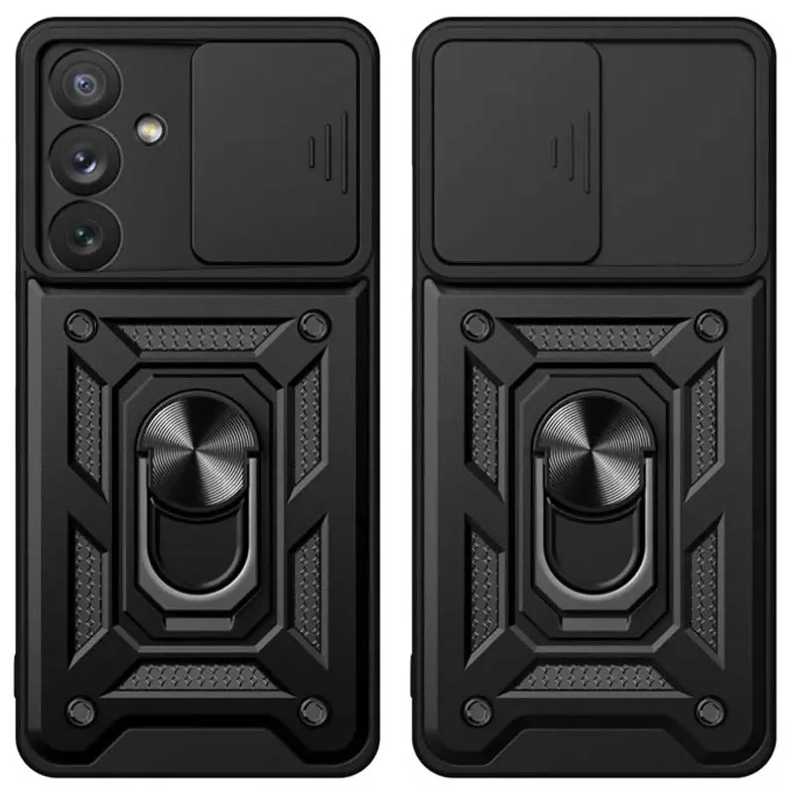 Чохол Ummi Camshield Serge Ring для Samsung Galaxy A57 5G, Чорний / Black 1, TPU+PC, купити оптом з доставкою