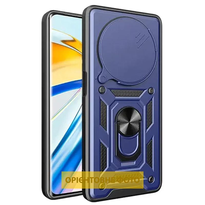 Противоударный чехол Ummi Camshield Serge Ring для Xiaomi Redmi 15C (EU) | Бронированый с кольцом-подставкой на картинке №2