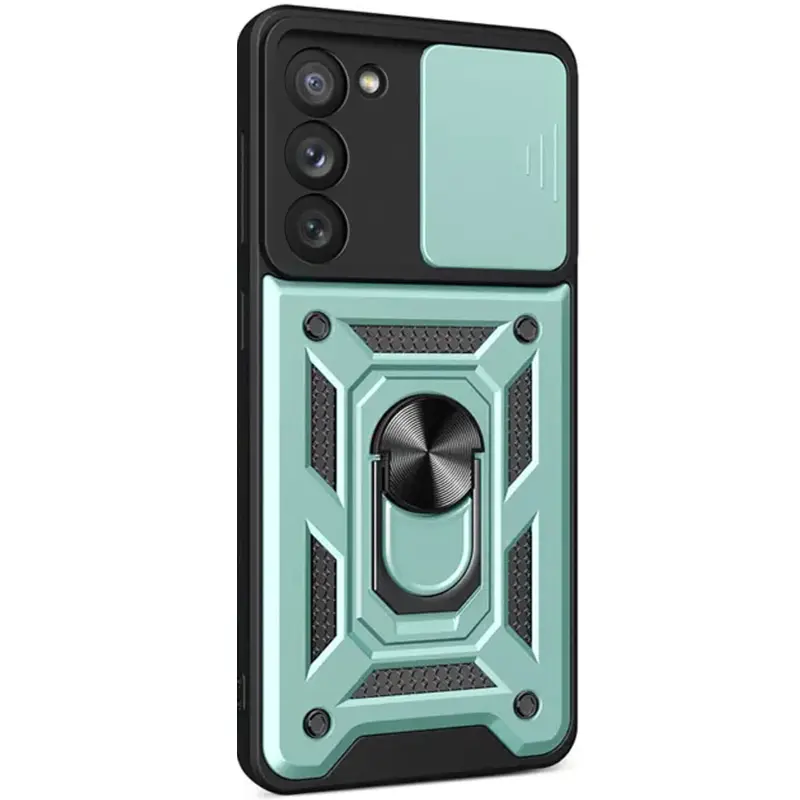Чехол Ummi Camshield Serge Ring для Xiaomi Redmi 15 (EU), Зеленый / Green 4, TPU+PC, купить оптом с доставкой
