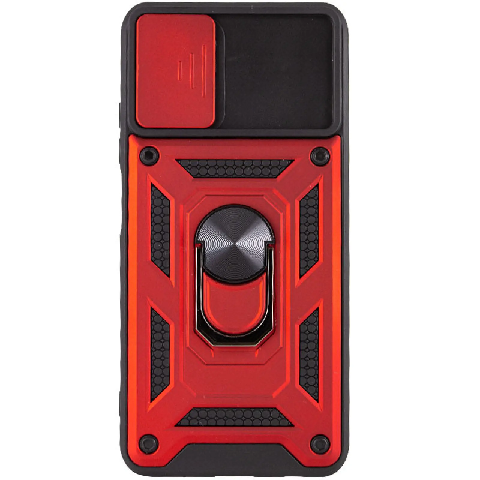 Чехол Ummi Camshield Serge Ring для Xiaomi Redmi 15 (EU), Красный / Red 3, TPU+PC, купить оптом с доставкой
