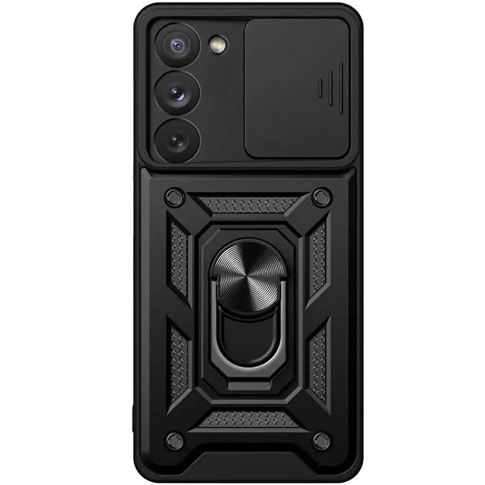 Чехол Ummi Camshield Serge Ring для Xiaomi Redmi 15 (EU), Черный / Black 3, TPU+PC, купить оптом с доставкой