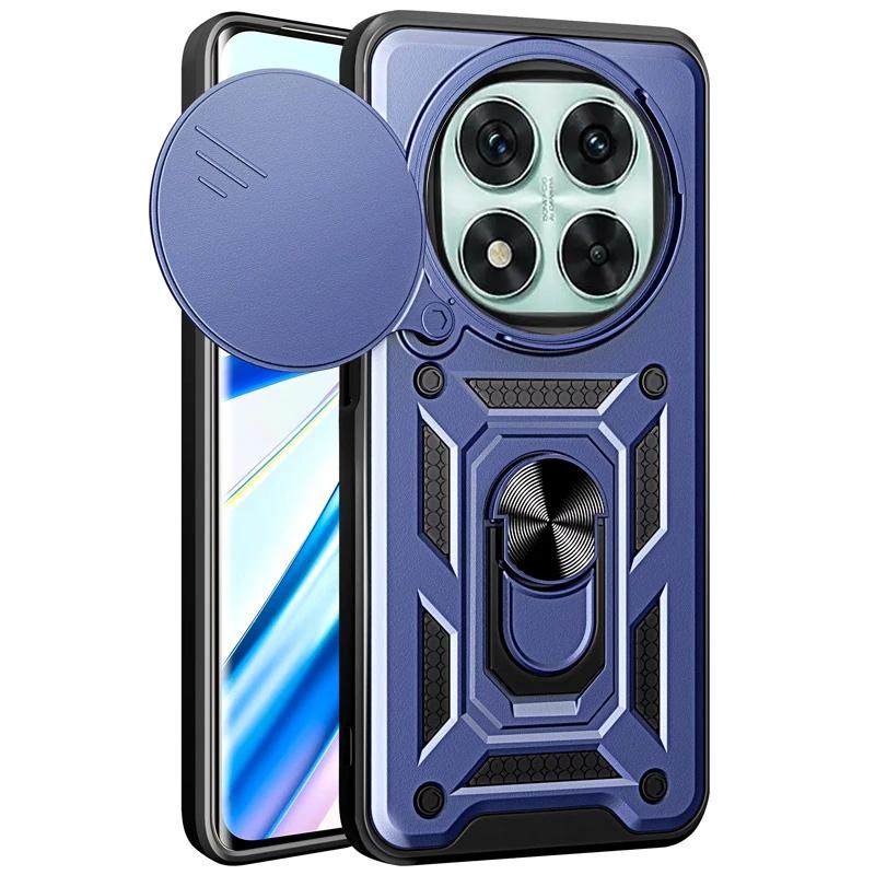Противоударный чехол Ummi Camshield Serge Ring для Xiaomi Redmi Note 15 Pro 5G | Бронированый с кольцом-подставкой на картинке №1