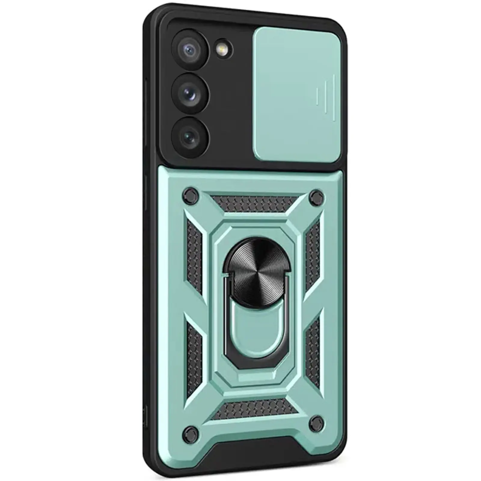 Чехол Ummi Camshield Serge Ring для Xiaomi Redmi 15 (Global), Зеленый / Green 4, TPU+PC, купить оптом с доставкой