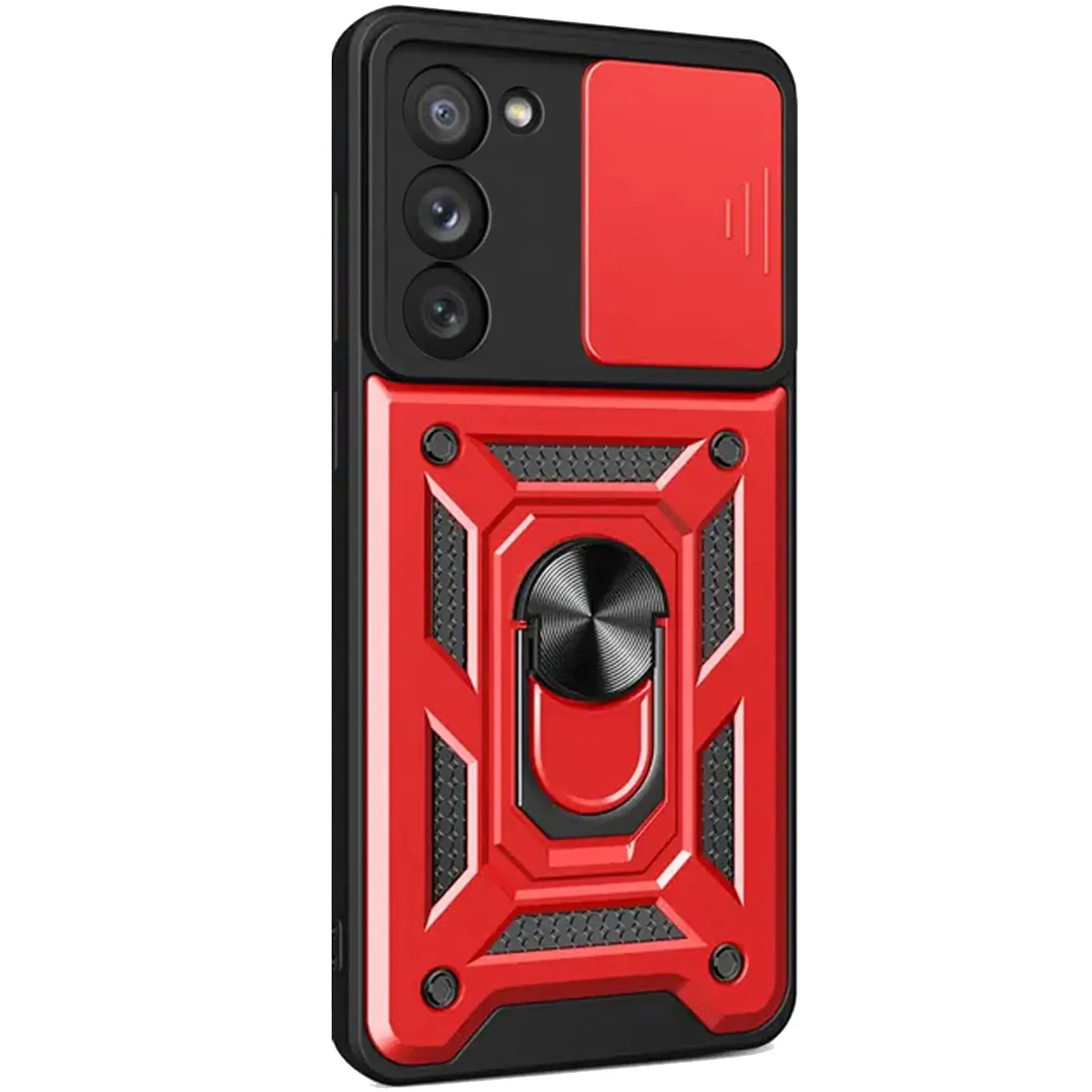 Чехол Ummi Camshield Serge Ring для Xiaomi Redmi 15 (Global), Красный / Red 4, TPU+PC, купить оптом с доставкой