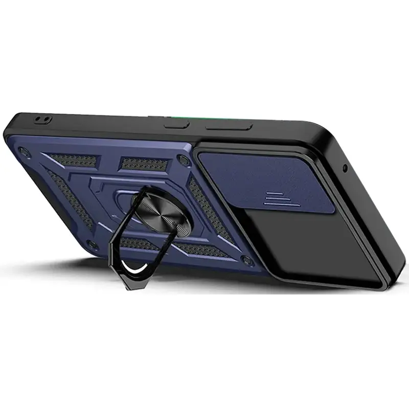 Чехол Ummi Camshield Serge Ring для Xiaomi Redmi 15 (Global), Синий / Navy 2, TPU+PC, купить оптом с доставкой
