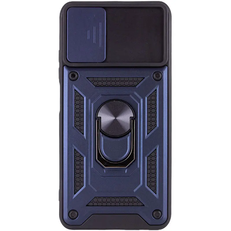 Чехол Ummi Camshield Serge Ring для Xiaomi Redmi 15 (Global), Синий / Navy 3, TPU+PC, купить оптом с доставкой