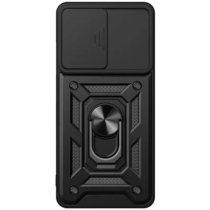 Чехол Ummi Camshield Serge Ring для Xiaomi Redmi 15 (Global), Черный / Black 2, TPU+PC, купить оптом с доставкой
