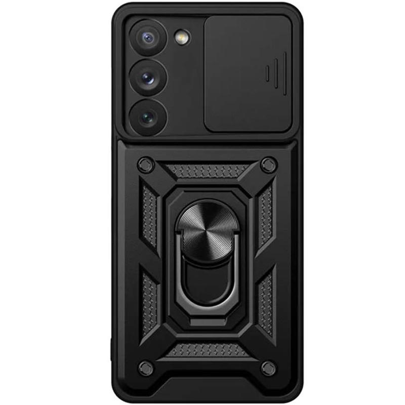 Противоударный чехол Ummi Camshield Serge Ring для Xiaomi Redmi 15 (Global) | Бронированый с кольцом-подставкой на картинке №4