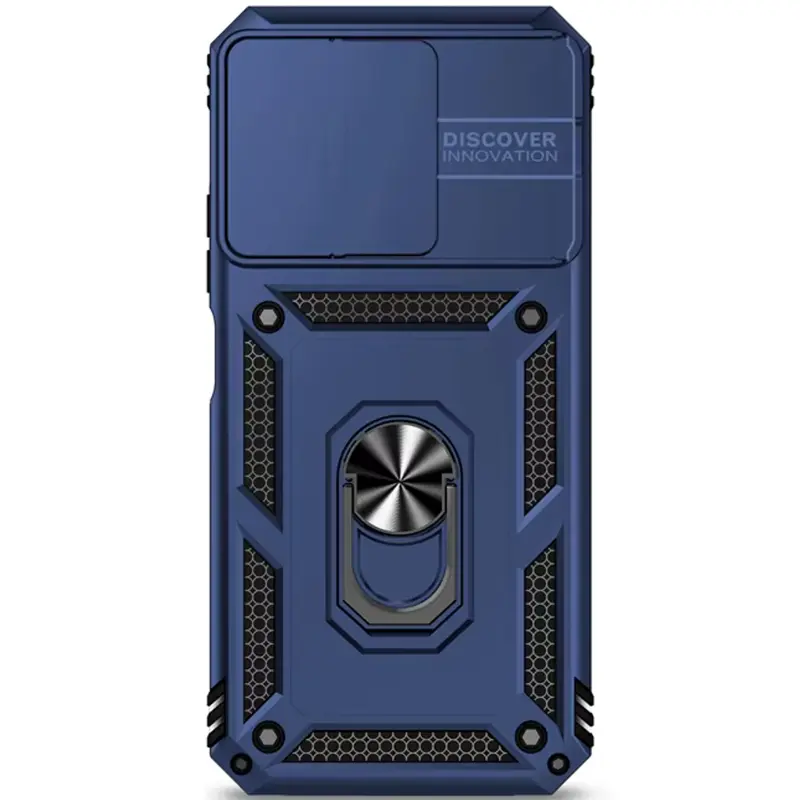 Чехол Ummi Camshield Serge Ring для Xiaomi Redmi 15C (Global) / Poco C85 (Global), Синий / Navy 2, TPU+PC, купить оптом с доставкой