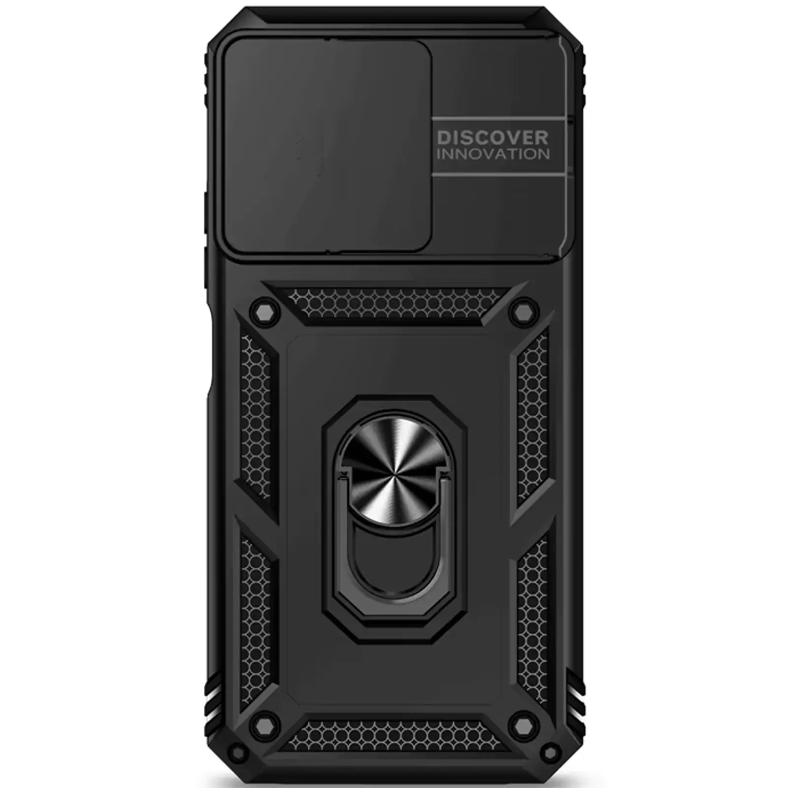 Чохол Ummi Camshield Serge Ring для Xiaomi Redmi 15C (Global) / Poco C85 (Global), Чорний / Black 1, TPU+PC, купити оптом з доставкою