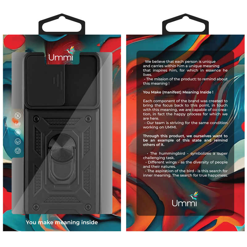 Чехол Ummi Camshield Serge Ring для Samsung Galaxy S26+ 1, TPU+PC, купить оптом с доставкой