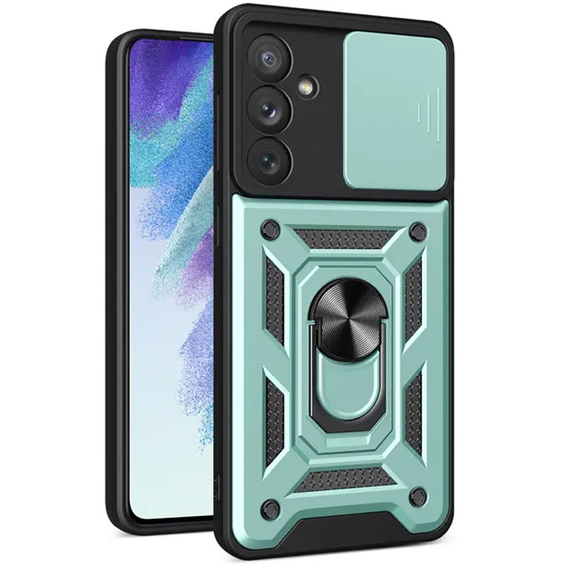 Чехол Ummi Camshield Serge Ring для Samsung Galaxy S26+, Зеленый / Green, TPU+PC, купить оптом с доставкой