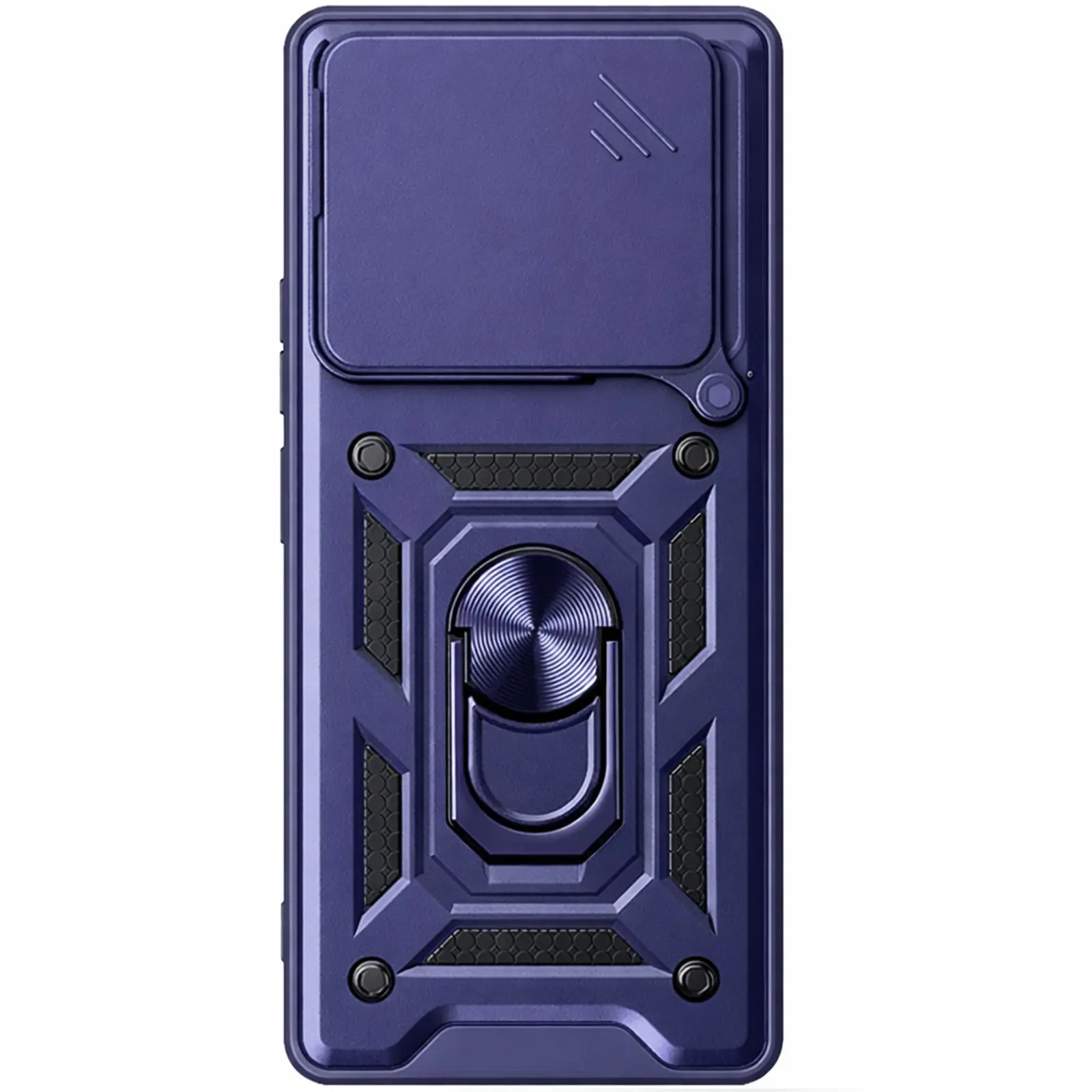 Чехол Ummi Camshield Serge Ring для Xiaomi Poco F8 Pro, Синий / Navy 2, TPU+PC, купить оптом с доставкой