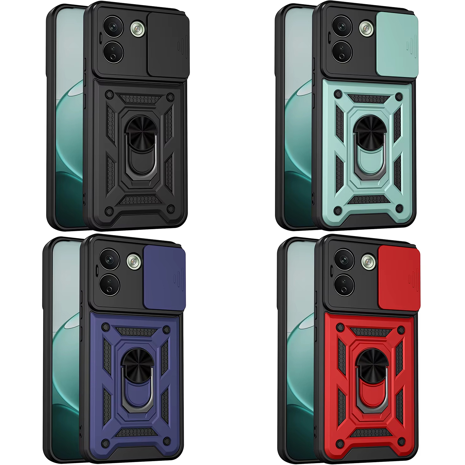 Чехол Ummi Camshield Serge Ring для Xiaomi Redmi Note 17 Pro, TPU+PC, купить оптом с доставкой
