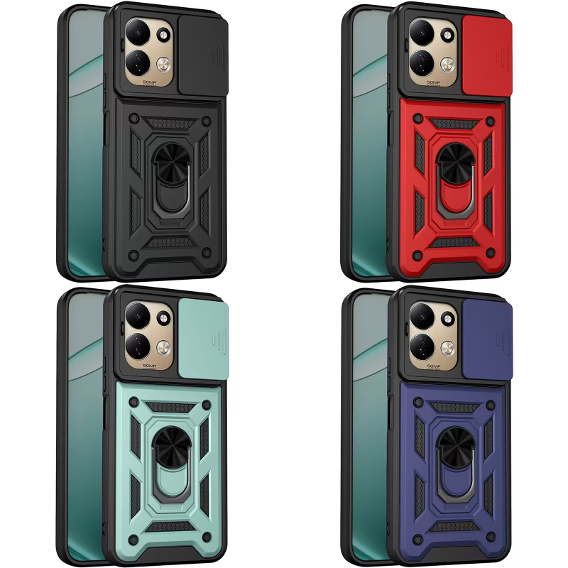 Чехол Ummi Camshield Serge Ring для Xiaomi Redmi 17, TPU+PC, купить оптом с доставкой