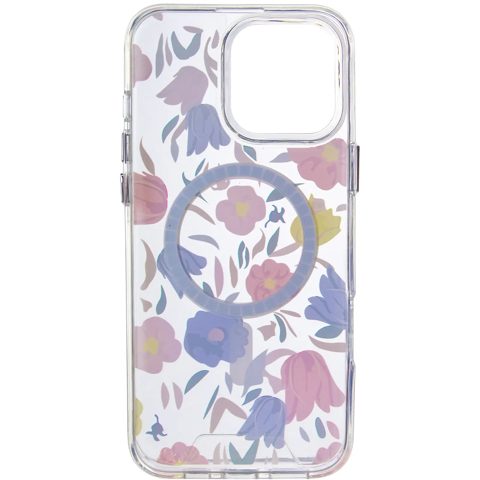TPU+PC чехол Clear Garden with MagSafe для Apple iPhone 16 Pro (6.3"), Tropical Art 2, TPU+PC, купить оптом с доставкой
