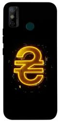 Чехол itsPrint Gold hryvna для TECNO Spark 6 Go