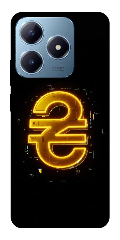 Чехол itsPrint Gold hryvna для Realme C63 4G, деньги, купить оптом с доставкой