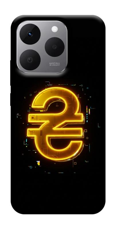 Чехол itsPrint Gold hryvna для Realme 15T, деньги, купить оптом с доставкой