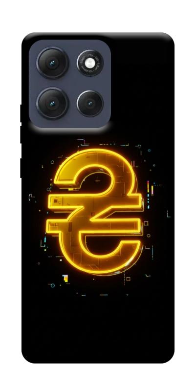 Чехол itsPrint Gold hryvna для Motorola Moto G86 Power, деньги, купить оптом с доставкой