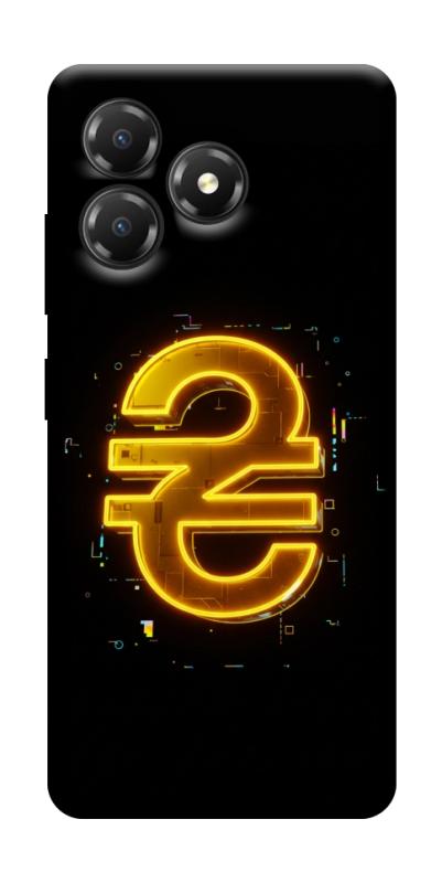 Чохол itsPrint Gold hryvna для ZTE Blade A36, гроші, купити оптом з доставкою