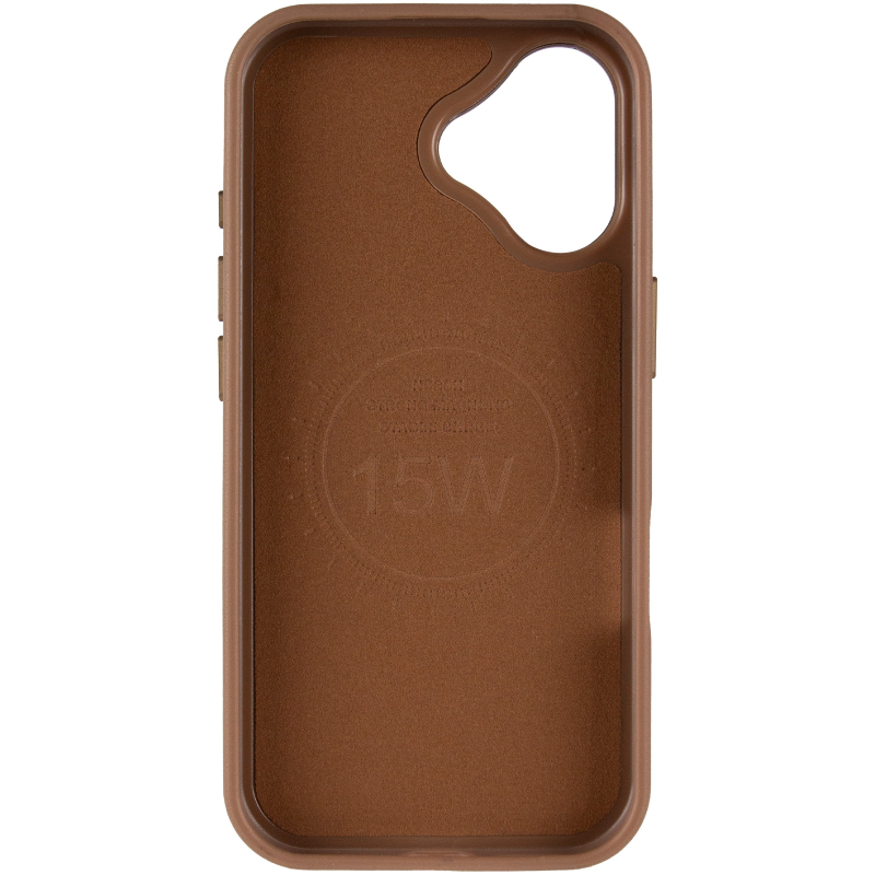 Шкіряний чохол Rally with Magnetic Fit для Apple iPhone 17 (6.3"), Beige / White 3, Штучна шкіра, купити оптом з доставкою
