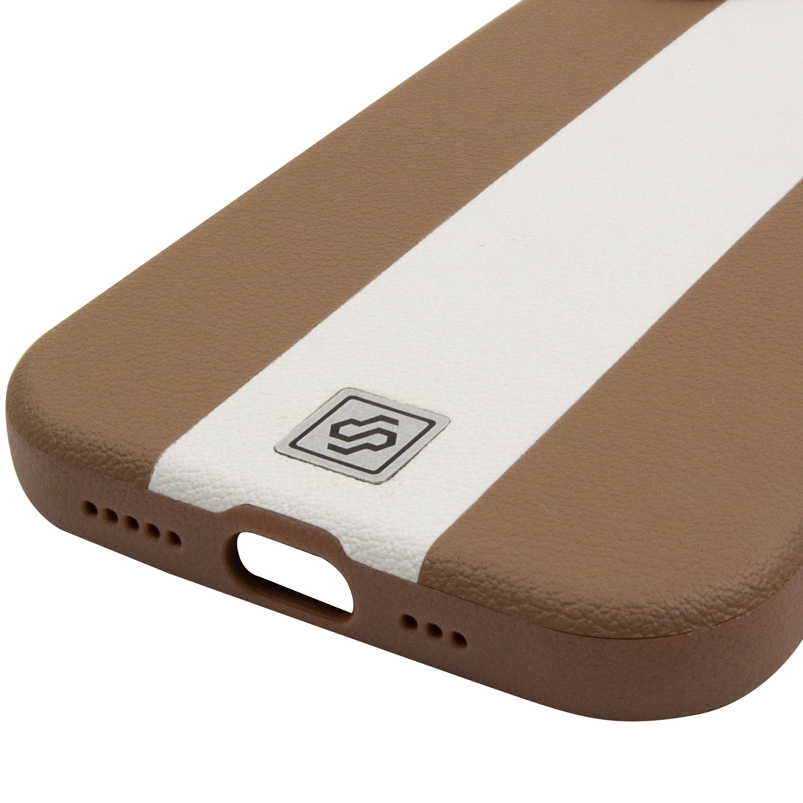 Шкіряний чохол Rally with Magnetic Fit для Apple iPhone 17 (6.3"), Beige / White 5, Штучна шкіра, купити оптом з доставкою