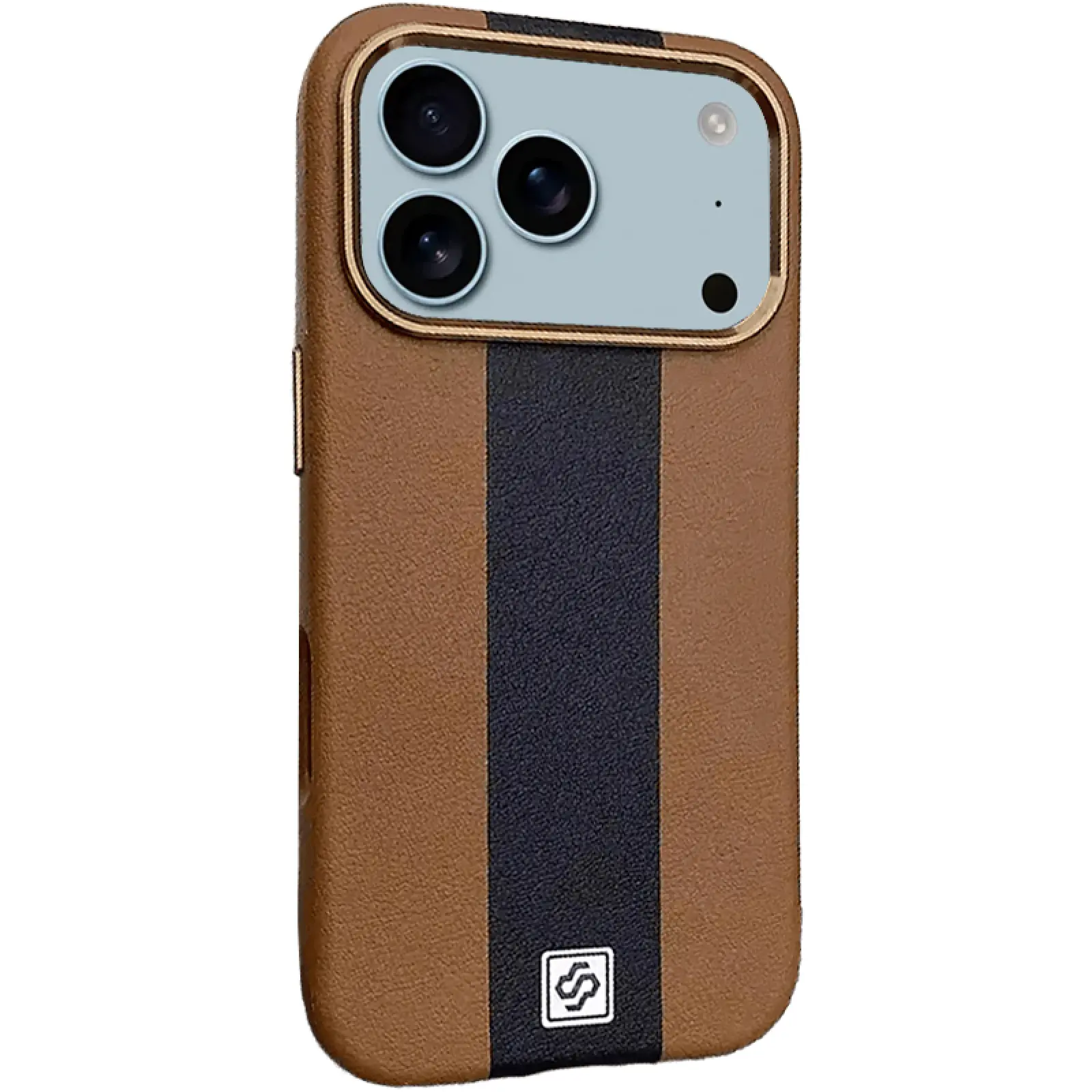 Кожаный чехол Rally with MagSafe для Apple iPhone 17 Pro Max (6.9"), Brown / Black, Искусственная кожа, купить оптом с доставкой