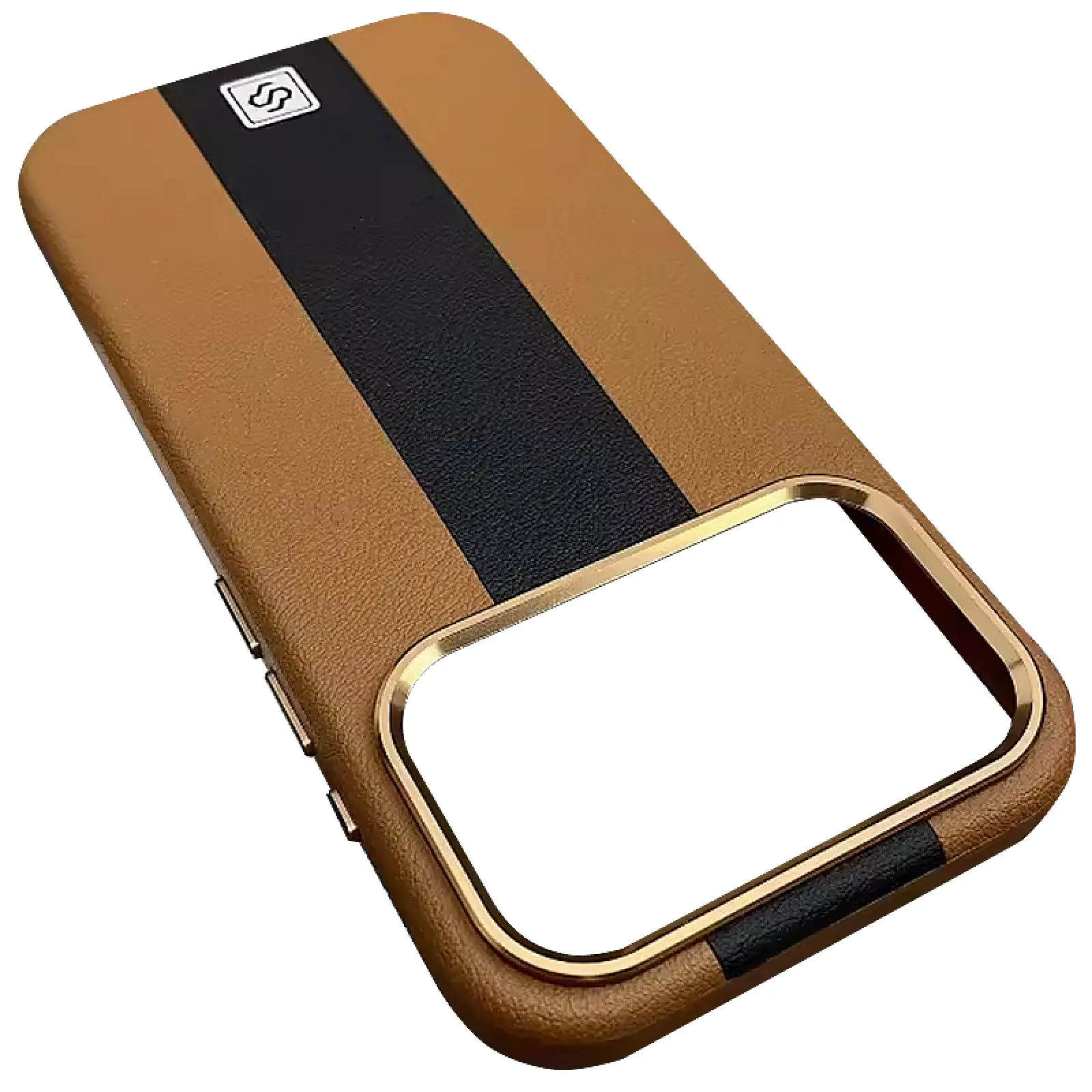 Кожаный чехол Rally with MagSafe для Apple iPhone 17 Pro Max (6.9"), Brown / Black 1, Искусственная кожа, купить оптом с доставкой