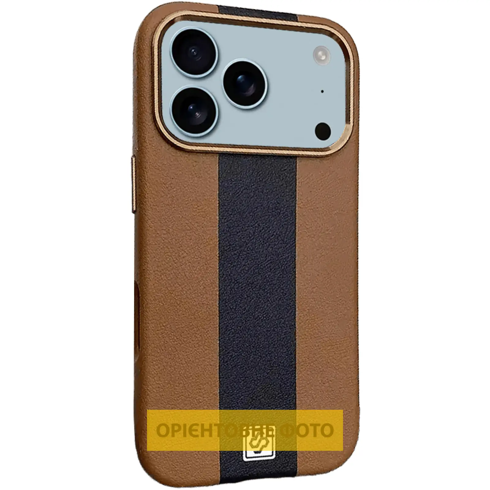 Шкіряний чохол Rally with MagSafe для Apple iPhone 17 Air (6.5"), Brown / Black, Штучна шкіра, купити оптом з доставкою