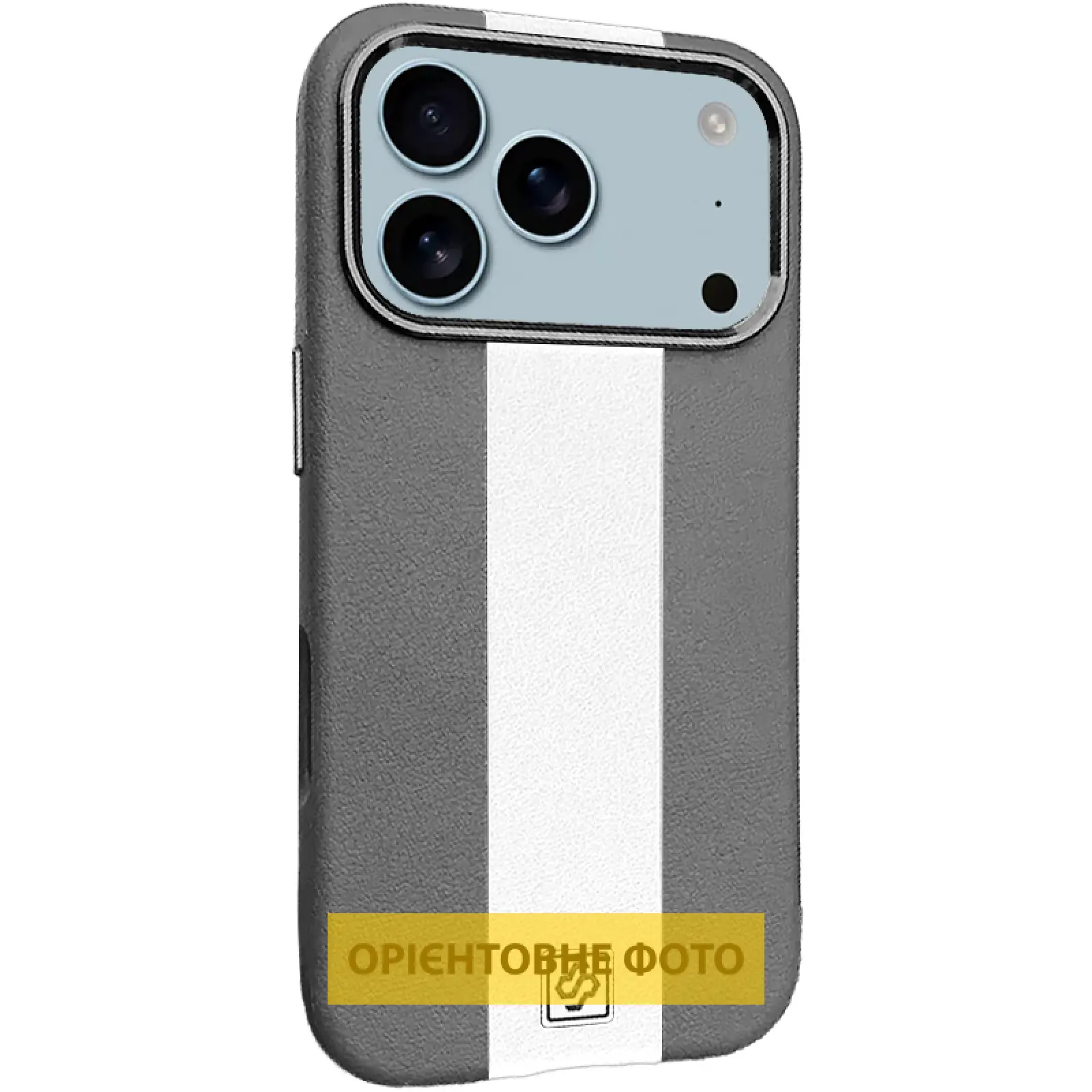 Шкіряний чохол Rally with MagSafe для Apple iPhone 17 Air (6.5"), Grey / White, Штучна шкіра, купити оптом з доставкою