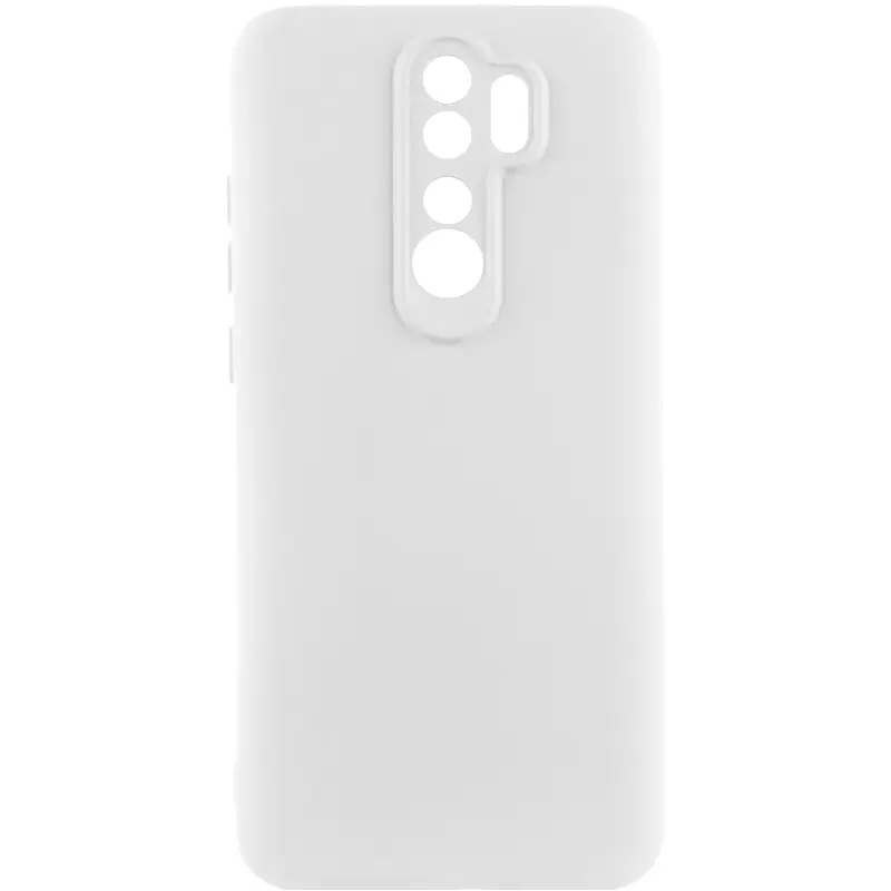 Чехол Silicone Cover Ummi Lakshmi Full Camera (AA) для Xiaomi Redmi Note 8 Pro, Белый / White, Силикон, купить оптом с доставкой