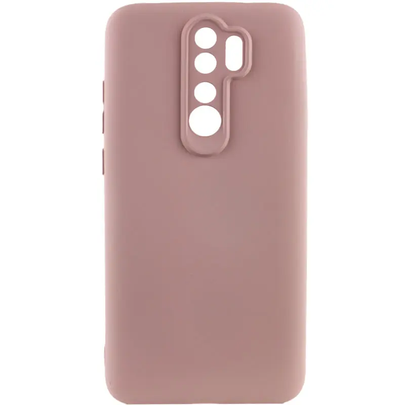 Чехол Silicone Cover Ummi Lakshmi Full Camera (AA) для Xiaomi Redmi Note 8 Pro, Розовый / Pink Sand, Силикон, купить оптом с доставкой