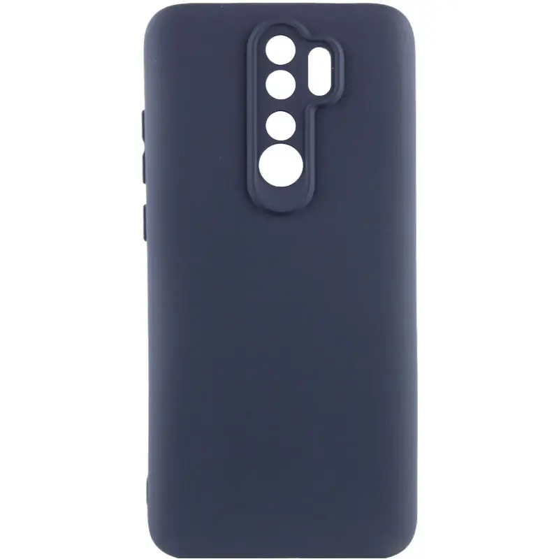 Чехол Silicone Cover Ummi Lakshmi Full Camera (AA) для Xiaomi Redmi Note 8 Pro, Синий / Midnight Blue, Силикон, купить оптом с доставкой