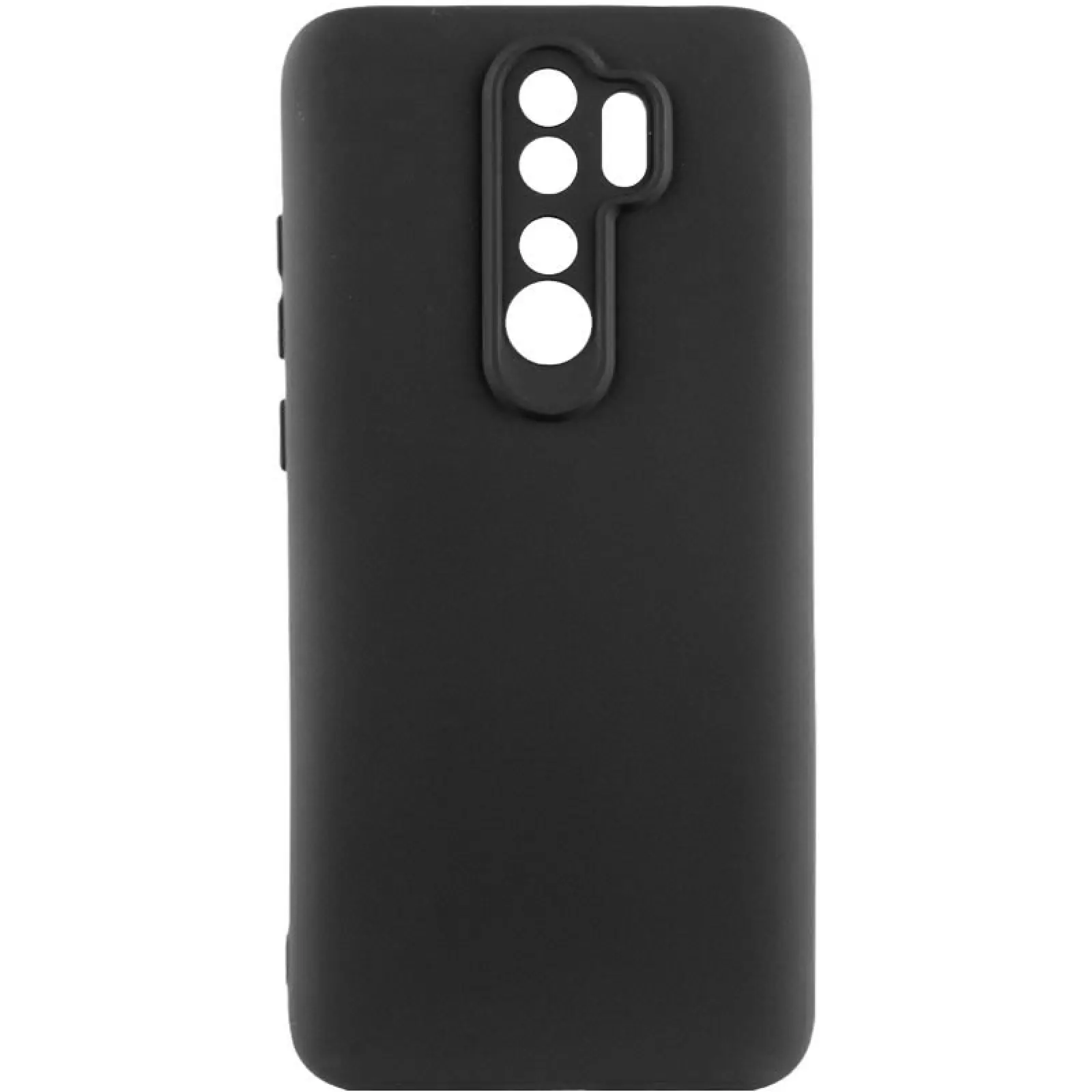 Чехол Silicone Cover Ummi Lakshmi Full Camera (AA) для Xiaomi Redmi Note 8 Pro, Черный / Black, Силикон, купить оптом с доставкой