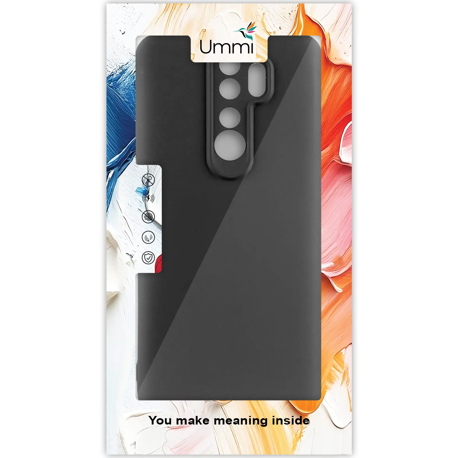 Чехол Silicone Cover Ummi Lakshmi Full Camera (AA) для Xiaomi Redmi Note 8 Pro, Черный / Black 1, Силикон, купить оптом с доставкой
