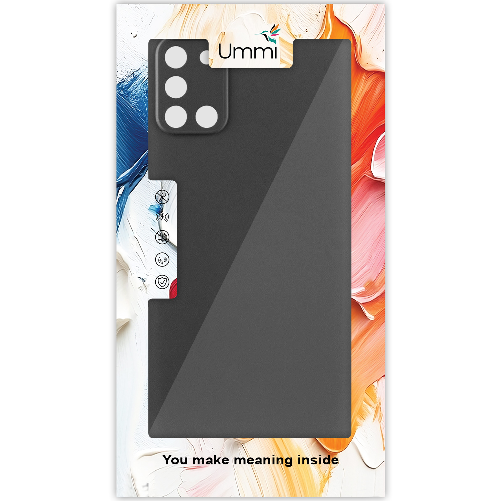 Чехол Silicone Cover Ummi Lakshmi Full Camera (AA) для Samsung Galaxy A21s, Черный / Black 1, Силикон, купить оптом с доставкой