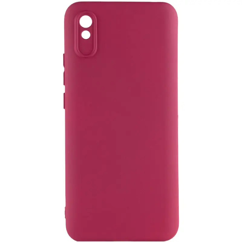 Чехол Silicone Cover Ummi Lakshmi Full Camera (AA) для Xiaomi Redmi 9A, Бордовый / Marsala, Силикон, купить оптом с доставкой