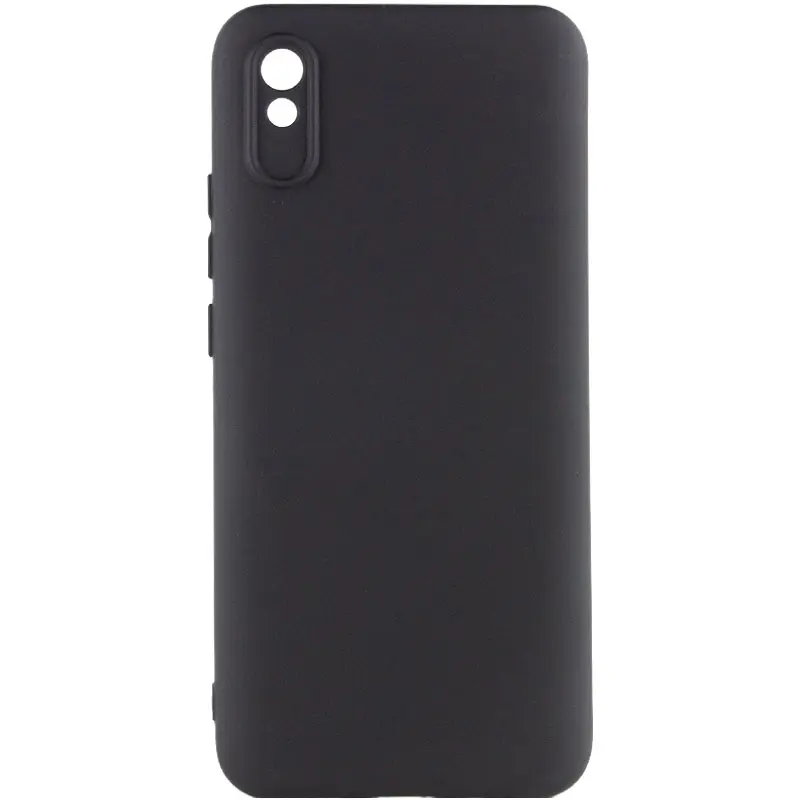 Чохол Silicone Cover Ummi Lakshmi Full Camera (AA) для Xiaomi Redmi 9A, Чорний / Black, Силікон, купити оптом з доставкою